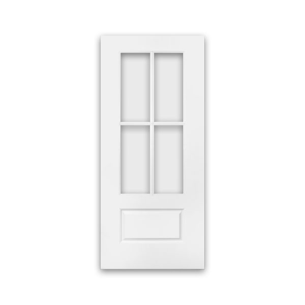 Direct Glazed 3/4 Lite 4 Lite SDL Over 1 Panel