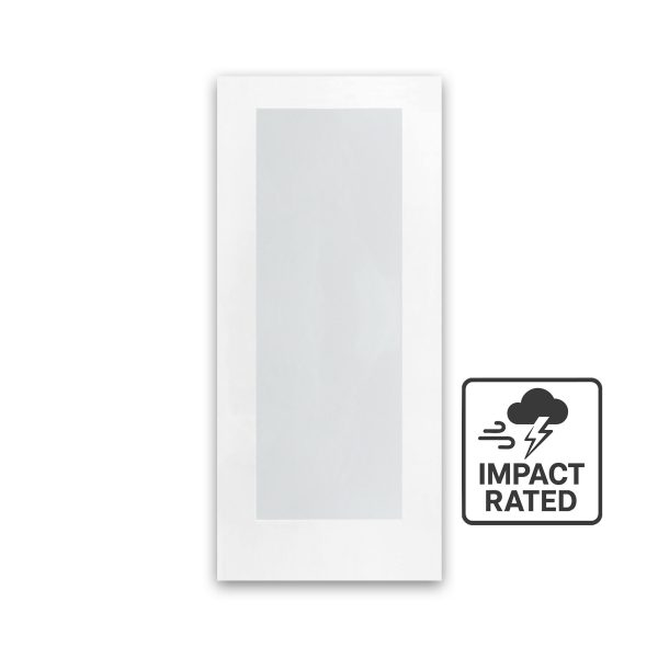 Direct Glazed Full Lite 1 Lite Impact Rated